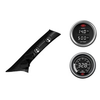 SAAS pillar pod boost/pyro oil pressure gauges for Toyota Prado 150 Series