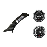 SAAS pillar pod oil pressure water temp gauges for Toyota Landcruiser 200 Series