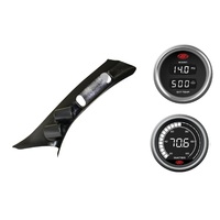 SAAS pillar pod boost/pyro water temp gauges for Toyota Landcruiser 200 Series