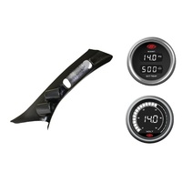 SAAS pillar pod boost/pyro voltmeter gauges for Toyota Landcruiser 200 Series