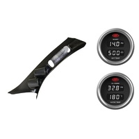 SAAS pillar pod boost/pyro oil/water temp gauges for Toyota Landcruiser 200 Series