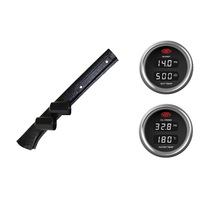 SAAS pillar pod boost/pyro oil/water temp gauges for Toyota Landcruiser 70 Troop