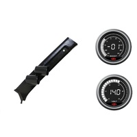 SAAS pillar pod boost/vacuum voltmeter gauges for Toyota Landcruiser 70 Series With Curtain Air Bags
