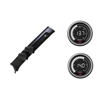 SAAS pillar pod boost voltmeter gauges for Toyota Landcruiser 70 Series With Curtain Air Bags