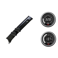 SAAS pillar pod oil pressure boost gauges for Toyota Landcruiser 70 Series With Curtain Air Bags