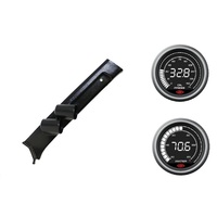 SAAS pillar pod oil pressure water temp gauges for Toyota Landcruiser 70 Series With Curtain Air Bags