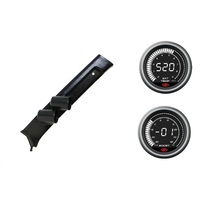 SAAS pillar pod pyro boost/vacuum gauges for Toyota Landcruiser 70 Series With Curtain Air Bags
