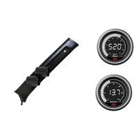 SAAS pillar pod pyro boost gauges for Toyota Landcruiser 70 Series With Curtain Air Bags