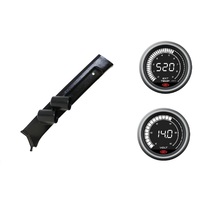 SAAS pillar pod pyro volt gauges for Toyota Landcruiser 70 Series With Curtain Air Bags