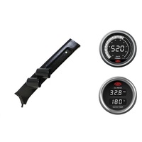 SAAS pillar pod pyro oil/water temp gauges for Toyota Landcruiser 70 Series With Curtain Air Bags