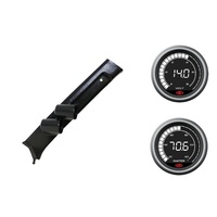 SAAS pillar pod volt water temperature gauges for Toyota Landcruiser 70 Series With Curtain Air Bags