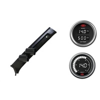 SAAS pillar pod boost/pyro voltmeter gauges for Toyota Landcruiser 70 Series With Curtain Air Bags