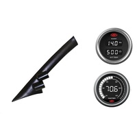 SAAS pillar pod boost/pyro water temp gauges for Ford Ranger PX 2011-2015