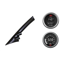 SAAS pillar pod boost/pyro oil pressure gauges for Ford Ranger PX 2011-2015