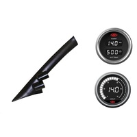 SAAS pillar pod boost/pyro voltmeter gauges for Ford Ranger PX 2011-2015