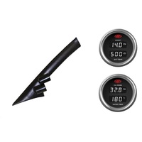 SAAS pillar pod boost/pyro oil/water temp gauges for Ford Ranger PX 2011-2015