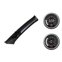 SAAS pillar pod oil pressure boost/vacuum gauges for Mitsubishi Triton MN Airbags