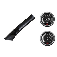 SAAS pillar pod oil pressure boost gauges for Mitsubishi Triton MN Airbags