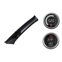 SAAS pillar pod pyro oil pressure gauges for Mitsubishi Triton MN Airbags