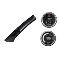SAAS pillar pod boost/pyro water temp gauges for Mitsubishi Triton MN No SRS