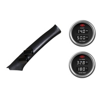 SAAS pillar pod boost/pyro oil/water temp gauges for Mitsubishi Triton MN No SRS