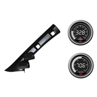 SAAS pillar pod oil pressure water temp gauges for Mitsubishi Triton MQ MR