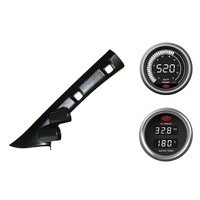 SAAS pillar pod pyro oil/water temp gauges for Mitsubishi Triton MQ MR