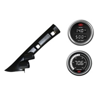 SAAS pillar pod boost/pyro water temp gauges for Mitsubishi Triton MQ MR