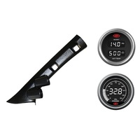 SAAS pillar pod boost/pyro oil pressure gauges for Mitsubishi Triton MQ MR