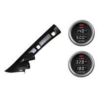 SAAS pillar pod boost/pyro oil/water temp gauges for Mitsubishi Triton MQ MR