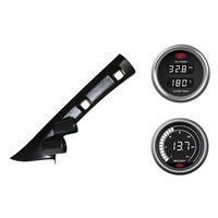 SAAS pillar pod oil/water temp boost gauges for Mitsubishi Triton MQ MR