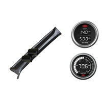 SAAS pillar pod boost/pyro water temp gauges for Mitsubishi Pajero NH-NL