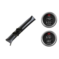 SAAS pillar pod boost/pyro oil/water temp gauges for Mitsubishi Pajero NH-NL