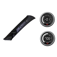 SAAS pillar pod boost/vacuum water temp gauges for Mitsubishi Pajero NM NP