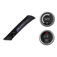SAAS pillar pod pyro oil pressure gauges for Mitsubishi Pajero NM NP