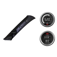 SAAS pillar pod pyro oil/water temp gauges for Mitsubishi Pajero NM NP