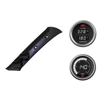 SAAS pillar pod oil/water temp voltmeter gauges for Mitsubishi Pajero NM NP