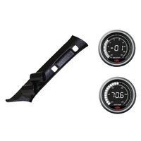 SAAS pillar pod boost/vacuum water temp gauges for Mitsubishi Pajero NS-NX