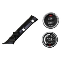 SAAS pillar pod boost/pyro water temp gauges for Mitsubishi Pajero NS-NX