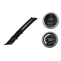 SAAS pillar pod boost/pyro water temp gauges for Nissan Navara D22 1997-2014