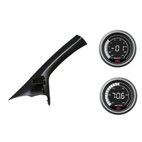 SAAS pillar pod boost/vacuum water temp gauges for Nissan Navara D40 2006-2015