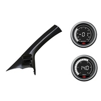 SAAS pillar pod boost/vacuum voltmeter gauges for Nissan Navara D40 2006-2015