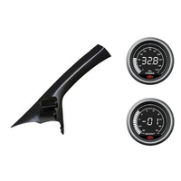 SAAS pillar pod oil pressure boost/vacuum gauges for Nissan Navara D40 2006-2015