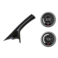 SAAS pillar pod oil pressure water temp gauges for Nissan Navara D40 2006-2015