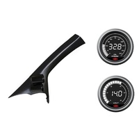 SAAS pillar pod oil pressure voltmeter gauges for Nissan Navara D40 2006-2015