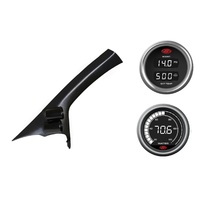 SAAS pillar pod boost/pyro water temp gauges for Nissan Navara D40 2006-2015