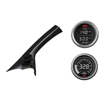 SAAS pillar pod boost/pyro oil pressure gauges for Nissan Navara D40 2006-2015