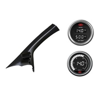 SAAS pillar pod boost/pyro voltmeter gauges for Nissan Navara D40 2006-2015