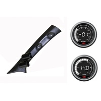 SAAS pillar pod boost/vacuum voltmeter gauges for Nissan Navara D23 NP300
