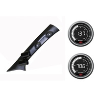 SAAS pillar pod boost water temperature gauges for Nissan Navara D23 NP300